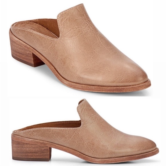 Frye • ray artisan metallic leather mules sz 7 - Picture 4 of 13